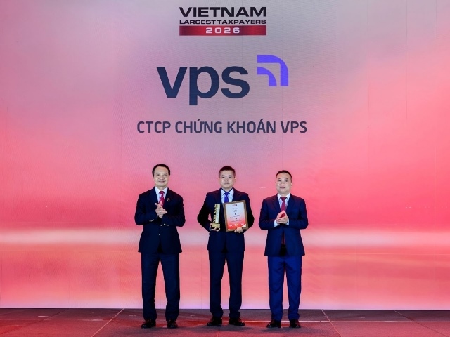 VPS năm thứ ba liên tiếp dẫn đầu ngành chứng khoán về nộp ngân sách Nhà nước