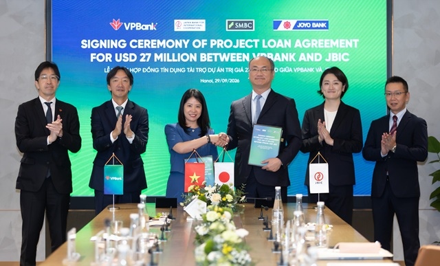 VPBank ký kết khoản vay 27 triệu USD với JBIC, tài trợ dự án truyền tải điện