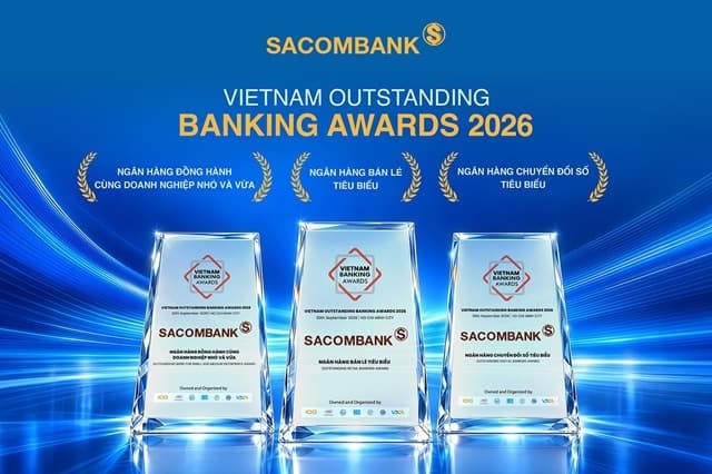SACOMBANK lập "hat-trick" giải thưởng nhờ năng lực số và sự thấu hiểu khách hàng